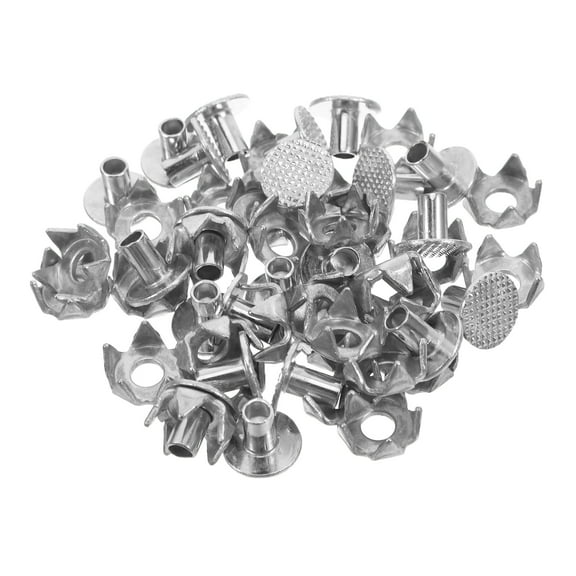 High Strength Steel Spikes for Shoes with Non-Slip Gripper 50pcs Easy to Install Replacement Studs