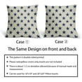 thumbnail image 6 of 4th of July Pillow Covers 18x18 Set of 2 Navy Blue Star Americana Independence Day Patriotic Decorative Outdoor Throw Pillow Cases Farmhouse Decor for Sofa Couch Bed Fourth July Holiday Decorations, 6 of 6