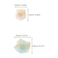 thumbnail image 2 of TEHAUX 100Pcs Multicolor Flower Nail Art Charms Resin Embossed Fingernail Jewelry for Nail Decor, 2 of 7
