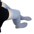 thumbnail image 2 of HomeDM Women's Knee High Socks Casual Solid Color Seamless Dress Socks Over Knee Boot Socks Leg Warmer 1 Pairs, 2 of 5
