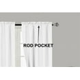 thumbnail image 3 of 2 Piece mint solid color matte light filtering blackout panel window curtain treatment with rod pocket 100% privacy 37" inch wide X 108" inch length each panel R64, 3 of 5