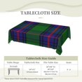 thumbnail image 6 of Rectangle Table Cloth, Shaw Scottish Plaid Printed Tartan Resistant Washable Tablecloth Decorative Table Cover for Dining, Indoor and Outdoor, 6 of 6