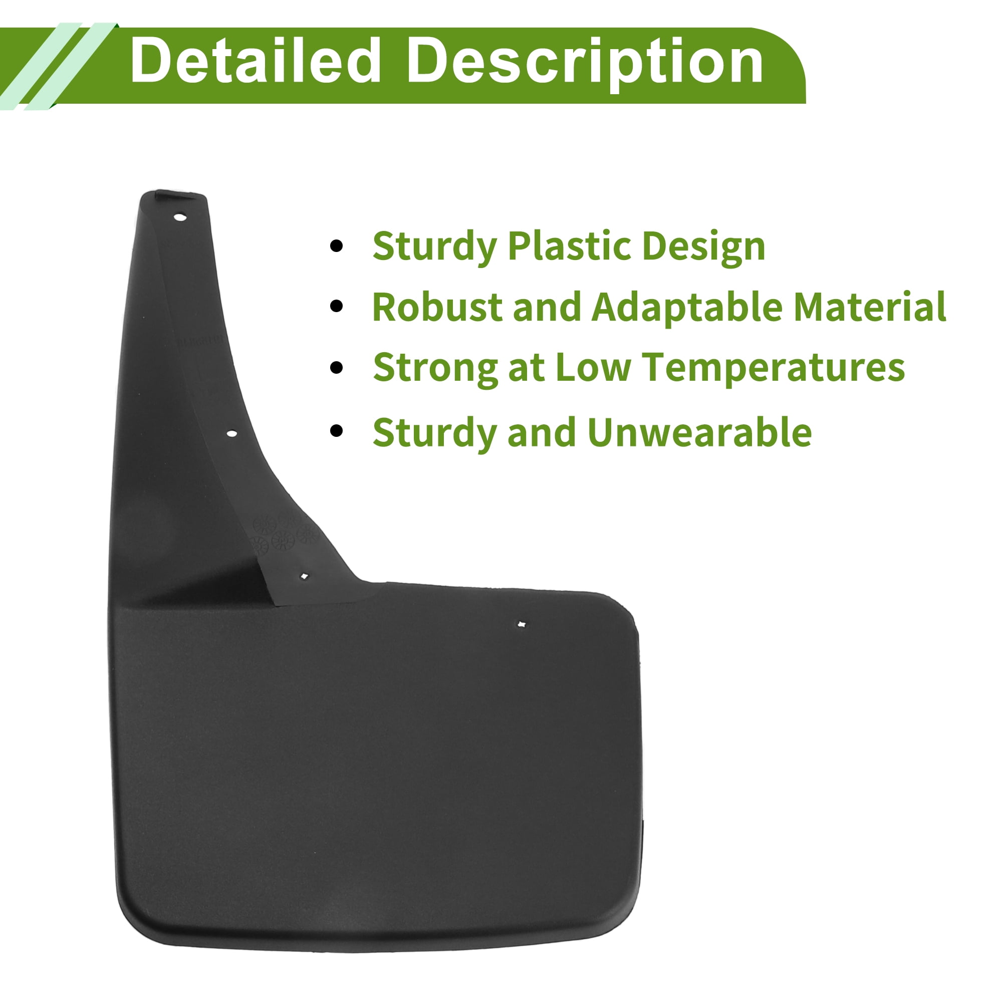 Unique Bargains Mud Flaps Splash Guards for Cadillac Escalade 2012-2020 Front and Rear Mud Guards 1 Set