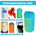 thumbnail image 6 of Gbayxj Keep Your Drinks Fresh with No Spill Silicone Can Lids - 6 Pack Assorted Colors, 6 of 9