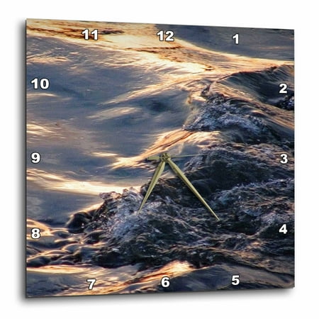 3dRose illuminated water, Wall Clock, 10 by 10-inch