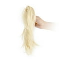 thumbnail image 4 of 3 Bendable Metals Upgraded Claw Ponytail Pony Tail Law Clip In Hairpieces Styles Hair Extensions Blonde/Black/Brown, 4 of 5