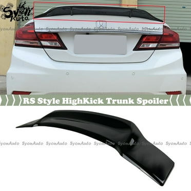 Wing For Car Gloss Black ABS Trunk Spoiler With LED 3rd Brake Light For