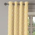 thumbnail image 2 of Ambesonne Geometry Grommet Curtain, Moroccan Effects, 50" x 84", Earth Yellow, 2 of 6