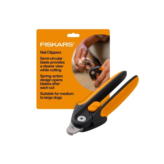 Fiskars Pet Large Nail Clippers, Dog Nail Trimmers for Grooming