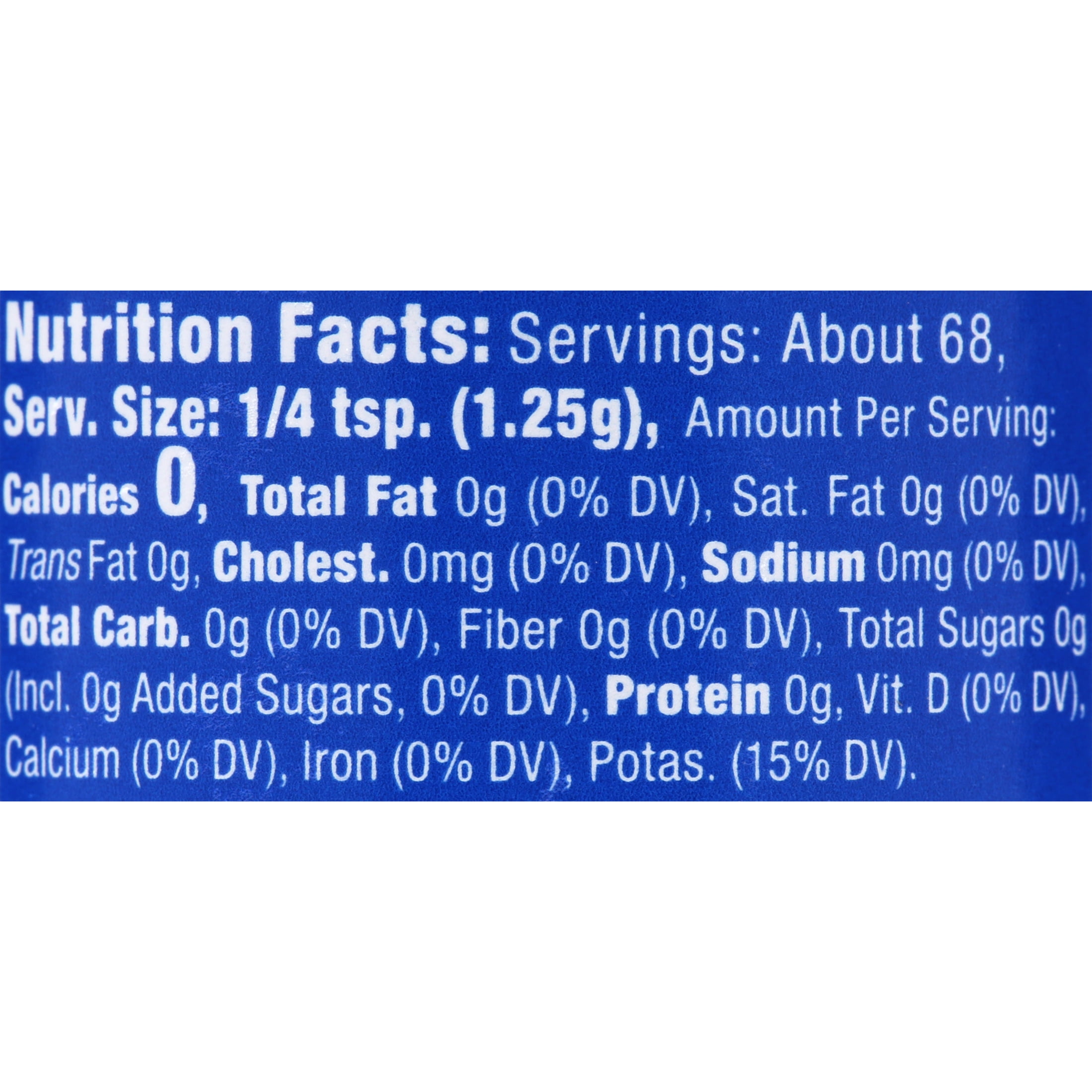 Nu-Salt Salt Substitute, 3 Oz