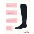 thumbnail image 3 of MeMoi  Cuffed Opaque Knee High Socks - Girls - Female, 9-11, Navy, 3 of 9