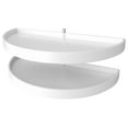 thumbnail image 1 of Rev-A-Shelf 39" Lazy Susan Half-Moon Polymer Two-Tier Blind Cabinet 6882-39-11-570, 1 of 12