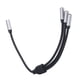 thumbnail image 4 of Cable divisor de sonido estéreo, cable adaptador divisor de sonido AUX de entrada hembra de 3,5 mm a 3 hembras, fabricado con cuidado, 4 of 12