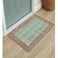 thumbnail image 2 of Casavani Traditional Kilim Green Dining Area Rugs Living Room Floor Carpet 5x5 feet, 2 of 5