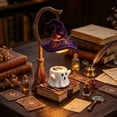 thumbnail image 5 of Halloween Candle Warmer Lamp Resin Craft Ornament Lamp Adjustable Brightness For Indoor Tabletop Display Home Decor,B, 5 of 6