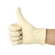thumbnail image 2 of (M) 100 piezas / guantes desechables Guantes elásticos de látex de goma sin polvo grueso Estéri Carevas Cubierto de los de, 2 of 7