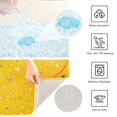 thumbnail image 4 of U-Shaped Toilet Mat Plush Bathroom Rug Mat Non Slip Bathroom Mats Confetti and Stars Scattered, 4 of 5