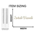 thumbnail image 4 of Sweet Heart Sign Unfinished Wood Cutout Home Decor DIY Option 2- 24" Wide / 1/8", 4 of 6