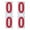 Red, variant on Toptie 2 Sets Tennis Score Keeper Visible 0-9 Double Sides Flip Scoreboard Numbers-Black/Red-4 x 7 Inch