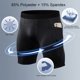 thumbnail image 3 of Pack de 3 pantalones cortos deportivos para hombre, ropa interior de entrenamiento activo, pantalones cortos de compresión para hombre, pantalones cortos de secado rápido con bolsillo yeacher Negro x gris x azul oscuro, 3 of 6