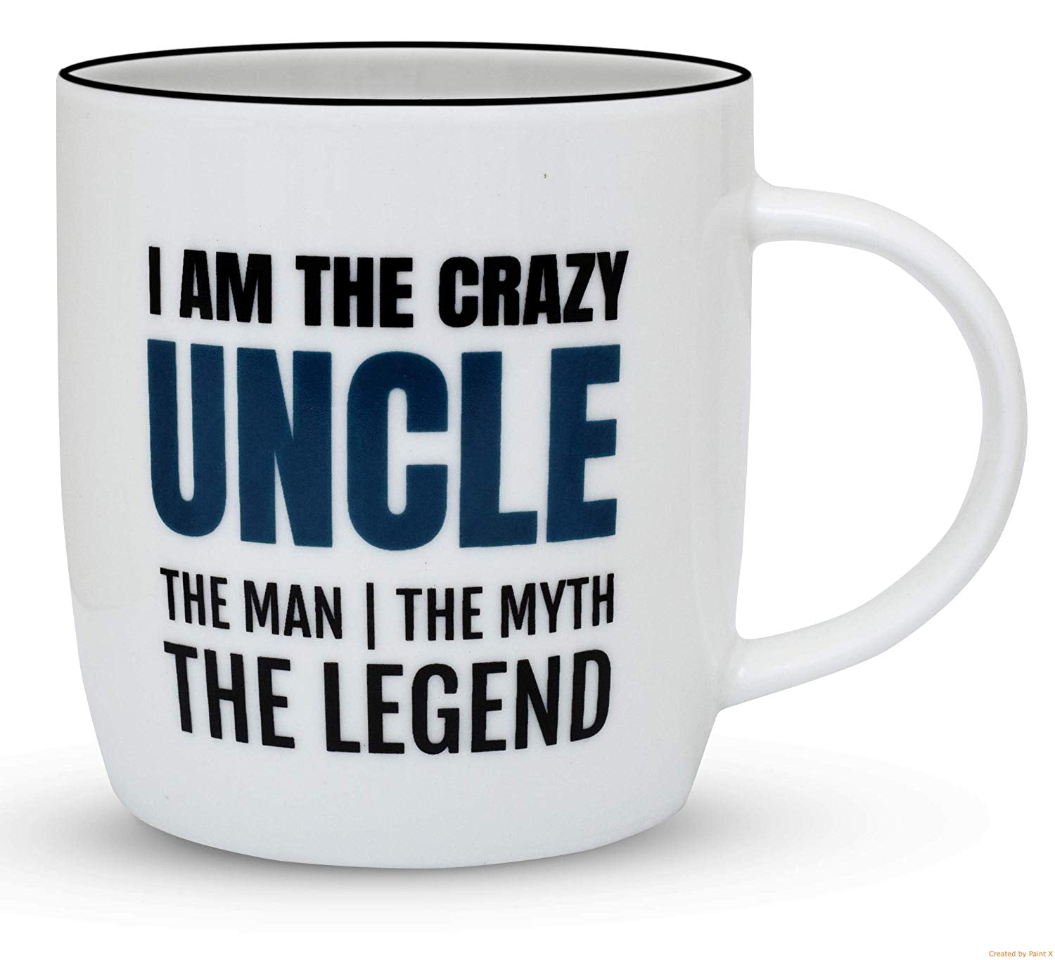 Gifffted Gifts For Uncle, Worlds Best Uncle Ever, Fathers Day Gifts For Dad, 13 Ounce Coffee Mug, Ceramic Cup