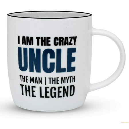 Gifffted Gifts For Uncle, Worlds Best Uncle Ever, Fathers Day Gifts For Dad, 13 Ounce Coffee Mug, Ceramic