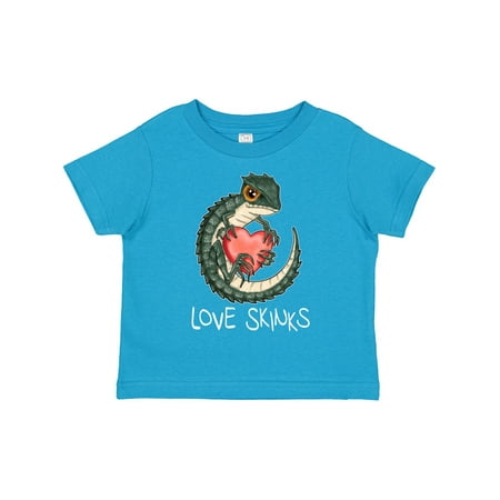 

Inktastic Anti-Valentine s Love Skinks Cute Pun Crocodile Skink Lizard Gift Toddler Boy or Toddler Girl T-Shirt