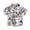 C01-White, variant on NIEWTR Toddler Boys Tropical Plant Print Short Sleeve Button Down Shirt Hawaiian Beach Vacation Tops(White,7-8 Years)