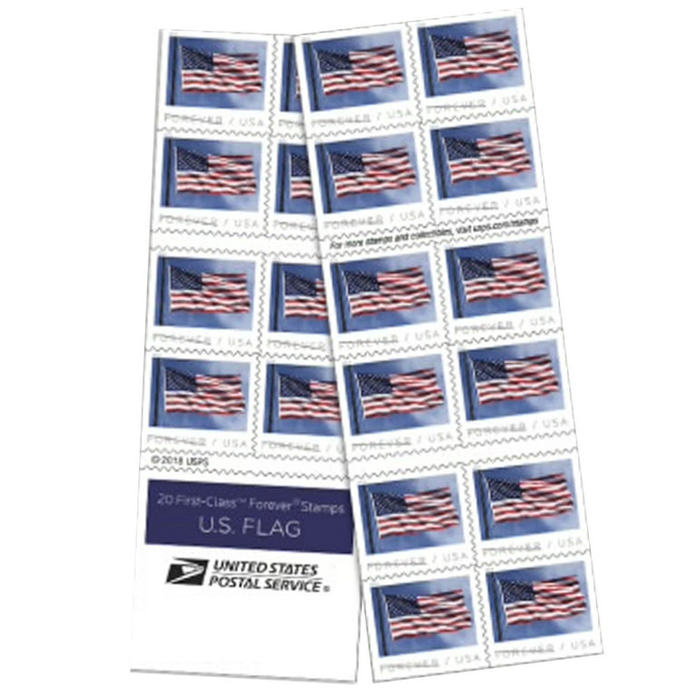 FOREVER 2019 US FLAG BOOK OF 20 STAMPS 