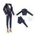 thumbnail image 2 of E-TING Leather Coat Suit Cool Motorcycle Style Couple Clothes for 11.5″ Girl Dolls and 12″ Boy Doll, 2 of 6