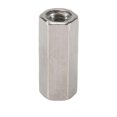 thumbnail image 4 of 4PCS M6 x 1 Pitch 25 mm Long 304 Stainless Steel Metric Hexagon Stud Extension Hexagon Nut, 4 of 5
