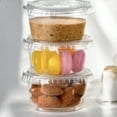 thumbnail image 3 of The Baker Celebrations 2 oz Clear Plastic Souffle Cup with Lid, Pack of 200, 3 of 6