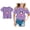 Purple-1, variant on Kids Easter Outfits For Girls Short Sleeved T Shirt Gray Easter Graphic Tees Easter Clothes Girls Easter Outfit Size 4-5 Years