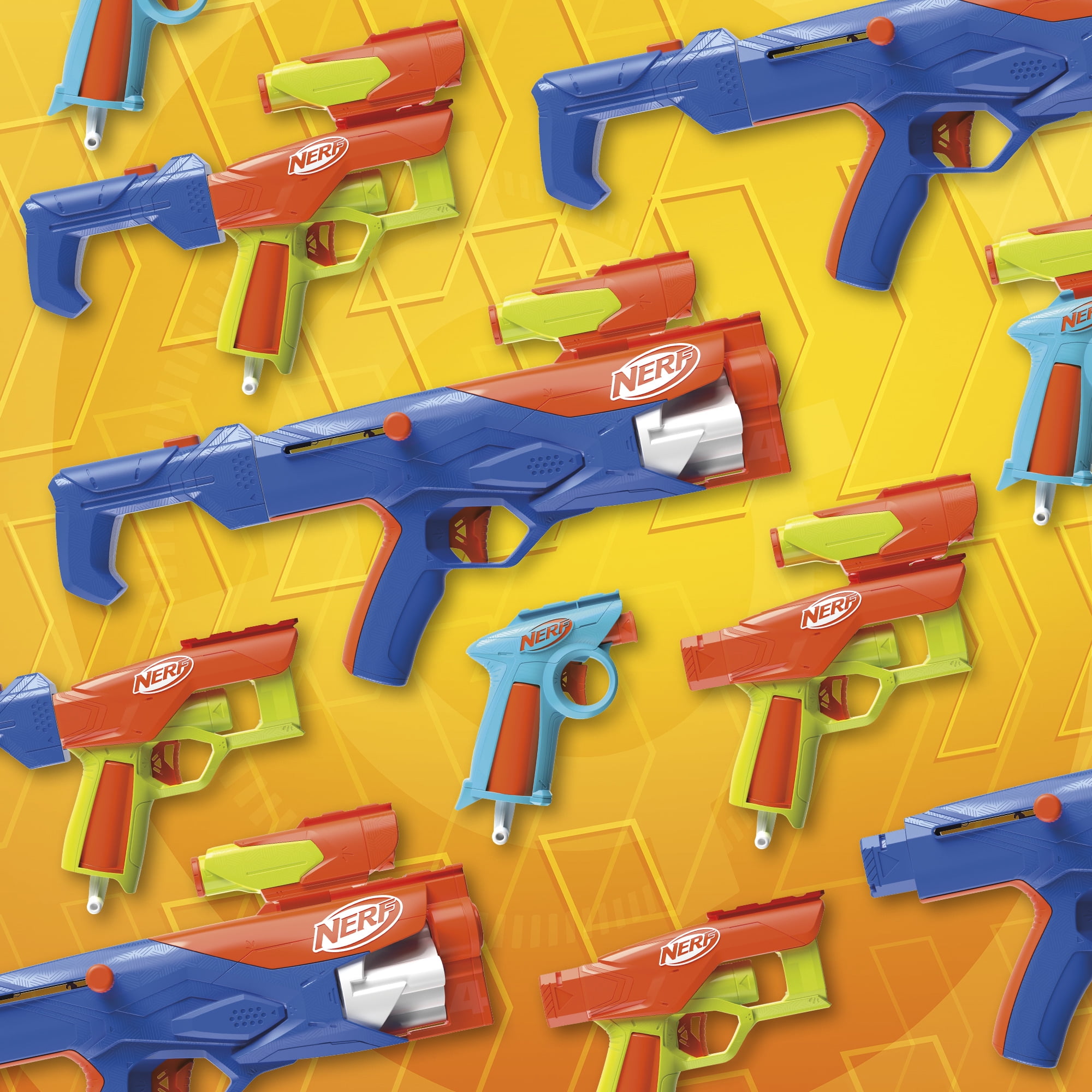 Nerf N Series Gear Up Pack, 3x Blasters, 18 Nerf N1 Darts Compatible Only with Nerf N Series