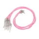 thumbnail image 2 of 200 piezas de cordón encerado para collar con cierre de langosta, longitud ajustable, para hacer joyas, color rosa, 2 of 14