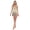 Gold, variant on Women's One Piece Swimdress Swimsuits Slimming Tummy Control Swim Dress With Detachable Skirt, Valentine with Cartoon Cherry Bow