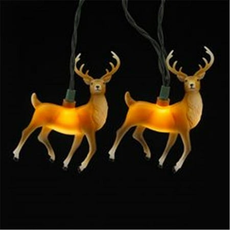UPC 086131265549 product image for Kurt Adler 10-Light 4.5  Plastic Reindeer Light Set | upcitemdb.com