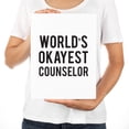 thumbnail image 3 of Koyal Wholesale Funny World's Okayest, Blank Greeting Card with Envelope, Humour, Banter, Counselor, Set of 1, 3 of 5