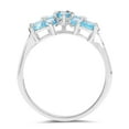 thumbnail image 2 of 1.32 ct. Genuine Swiss Blue Topaz and White Topaz Sterling Silver Ring, 2 of 3