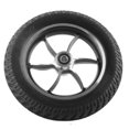 thumbnail image 1 of 10 inch 12mm Front Electric Wheelchair Rubber Inflatable Caster Wheel 6001 Bearing, 1 of 2