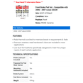 thumbnail image 2 of Front Brake Pad Set - Compatible with 2006 - 2007 GS430, 2 of 2