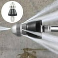 thumbnail image 1 of Xihbxyly Boquilla para Alcantarillado, Limpieza de Tuberías a Alta Presión, Diseño de Flujo de Aire Inverso, Eliminación Eficiente de Obstrucciones, Uso Residencial y Comercial, Conector de 1/4 de Pu, 1 of 2