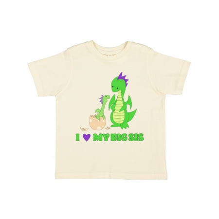 

Inktastic I Love My Big Sis Gift Toddler Boy or Toddler Girl T-Shirt