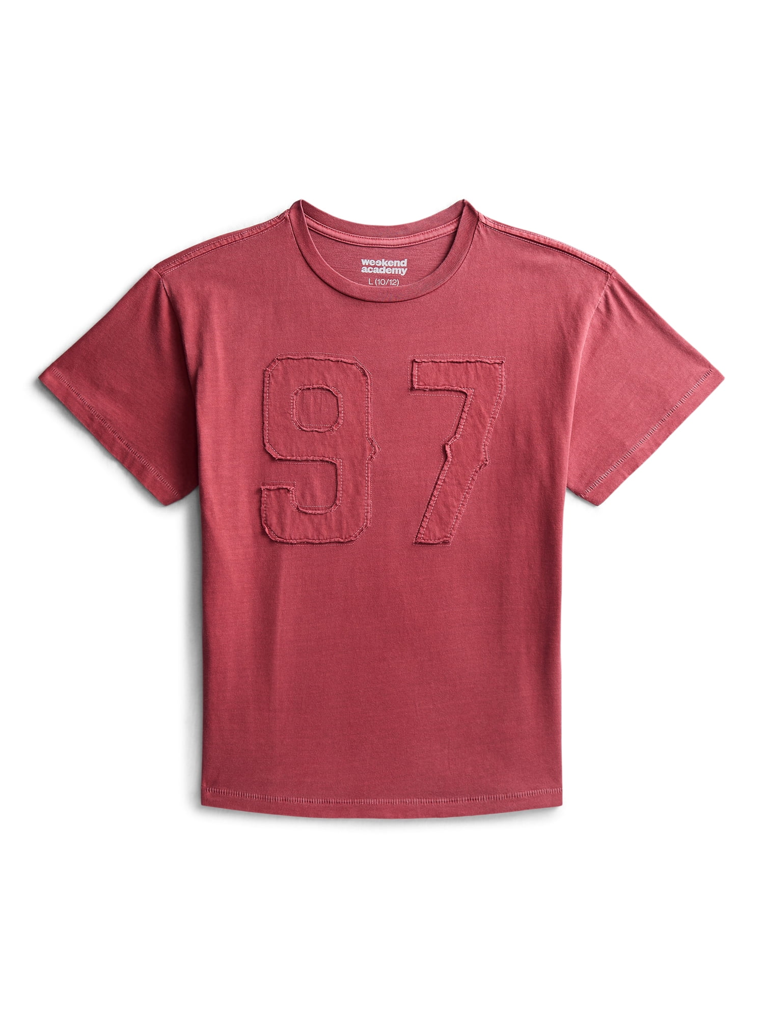 Weekend Academy Boys Varsity Tee with Short Sleeves, Sizes 4-18