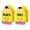 C#001, variant on 2-Pack Wooden Pencil Holder, DIY Assembly Yellow Pen Cup with Dull Sharp Expressions, Cute Desktop Organizer for Students Teachers Office School Supplies Stationery Storage Box Gift