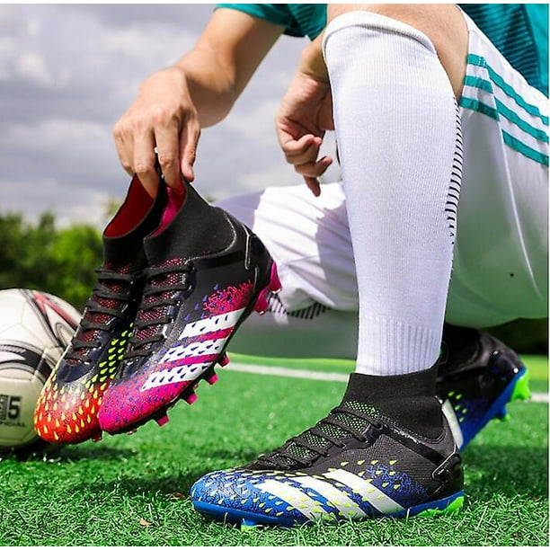 Football Shoes men Outdoor Sport Soccer Field Boot 35 45 beginners Practice Sneakers Broken Nails Long Nails