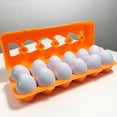 thumbnail image 3 of C Color Matching Eggs Toy - 12 Pieces Educational Shape Sorter For Toddlers 18M+, Plastic Geometry Cognition Learning Game, 3 of 3