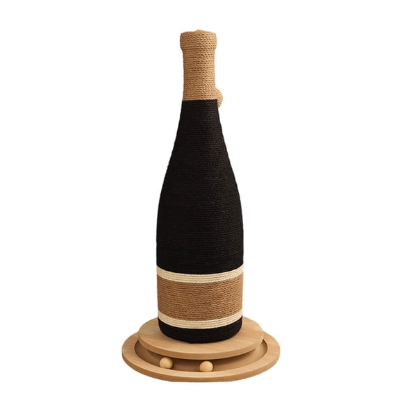 WINDLAND Cats Track Sisal Rope Post Wine Bottle Shape Scratcher Post Protect Furniture