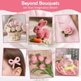 thumbnail image 3 of Pipe Cleaners Craft Kit 400Pcs, 4 Assorted Colors Chenille Stems Bulk for DIY Flower Making, Includes Floral Wires, Gardening Tape, Stamen Ribbon, 3 of 5