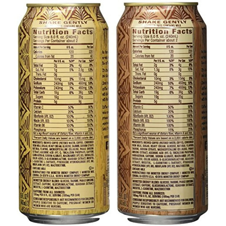 Monster Java Energy Drink Variety Pack, 12pk 15.5oz Cans